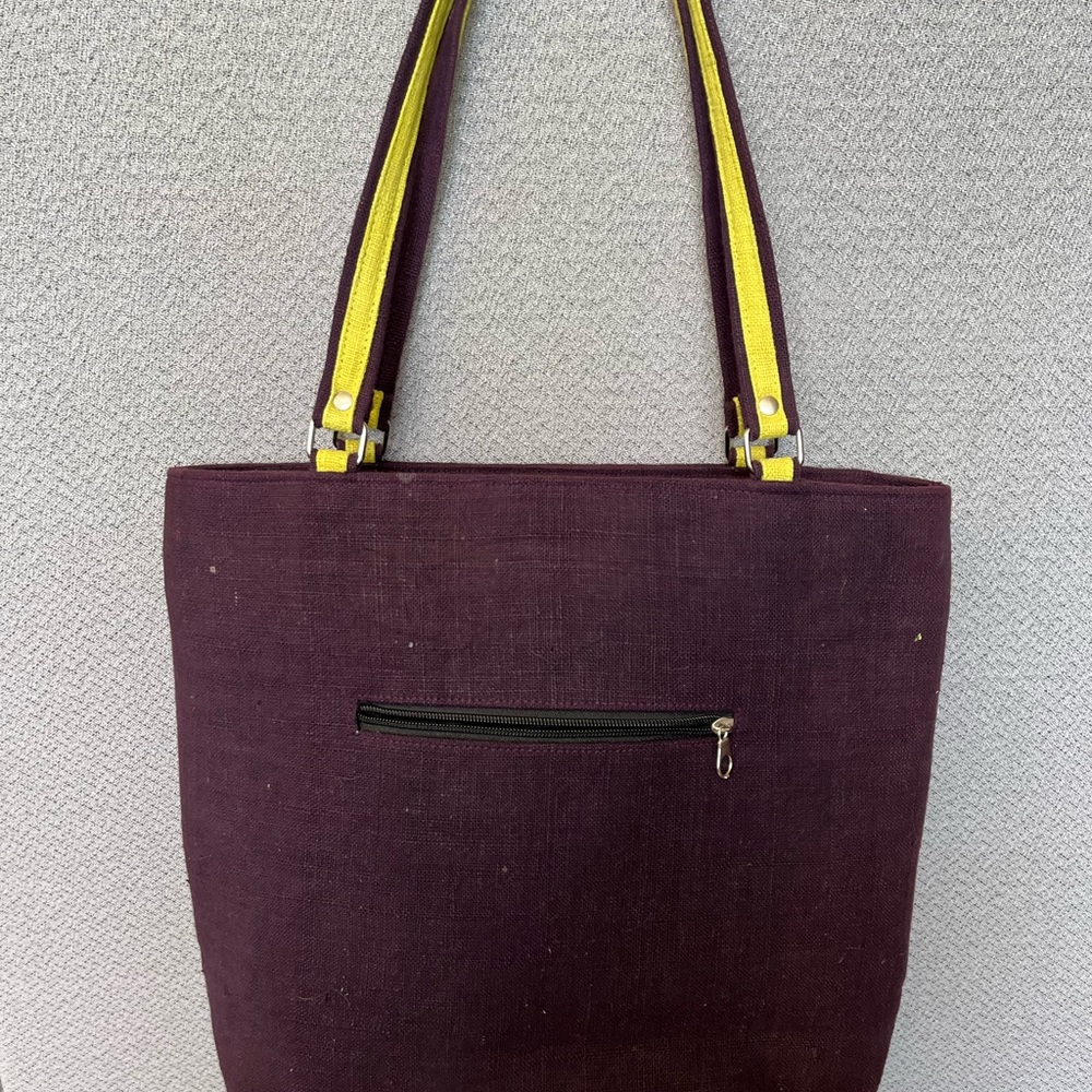 Hand made colorful and durable tote funky animal/ spiritual vibe - Picture 13 of 13